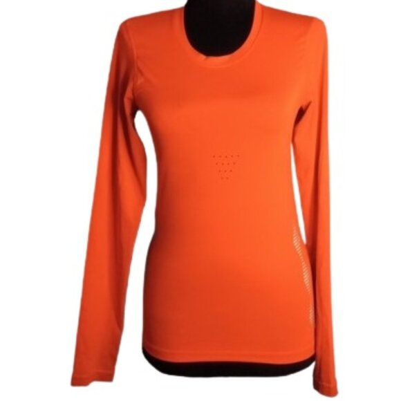 Running by Crivit Pro S 4/6 Long Sleeve Tee Shirt Athletic ActiveWear Reflective - Picture 1 of 11